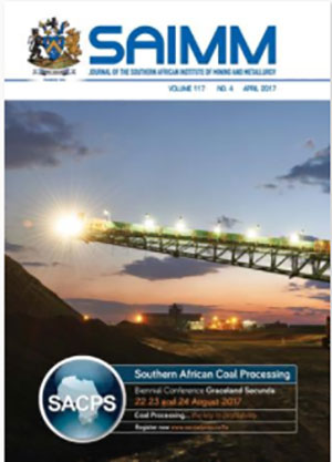 cover south african institute of mining and metallurgy