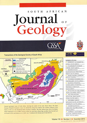cover south african journal of geology