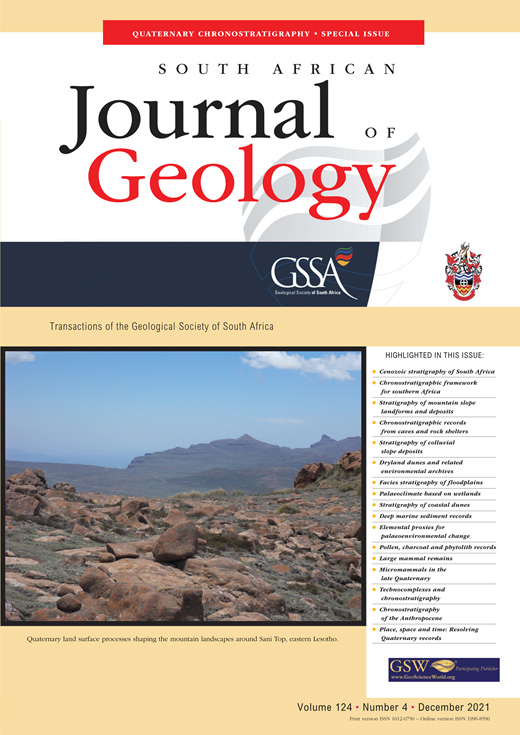 cover sa journal geology